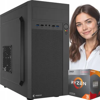 Stolní počítač Multimediální kancelářský Počítač AMD Ryzen VEGA 8GB RAM 256GB SSD Windows 11