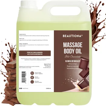 Masážní přípravek MASÁŽNÍ OLEJ NA TĚLO A OBLIČEJ ČOKOLÁDA 5000 ML BEAUTIONA