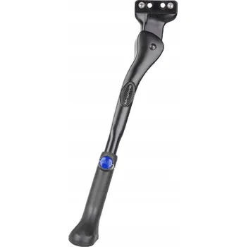 stojánek na kolo Stojánek podpěra noha M-WAVE zadní ALU černý montáž 18-40mm nastavitelný