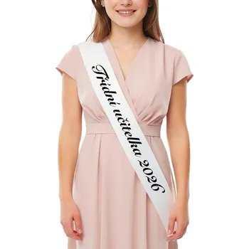 Party dekorace Šerpa - Třídní učitelka Světle modrá