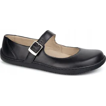Dámské baleríny Baleríny barefoot dámské Olivier 1286 kožené na přezku černé 41