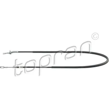 Lanko parkovací brzdy Tažné lanko, parkovací brzda TOPRAN 109 809