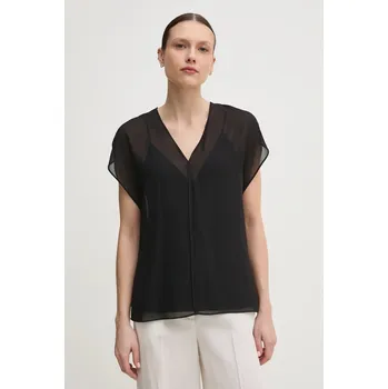 Dámská halenka Halenka Calvin Klein K20K208187 černá 99X, vel. 36