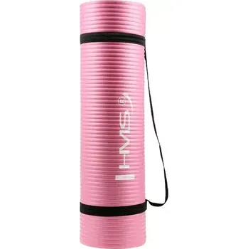 podložka na cvičení Růžová podložka pro jógu HMS - 183 x 61 cm a tloušťka 1,2 cm