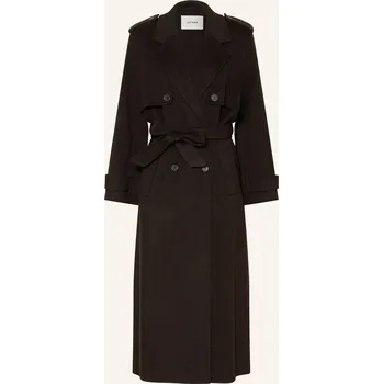 Dámský kabát Ivy Oak Dámský Vlněný Kabát Colette Ann, tmavě hnědá, 38