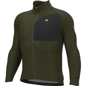 Cyklistická bunda ALÉ Cyklistická zateplená bunda - R-EV1 RIPARO - zelená XL