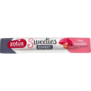 Pamlsek pro kočku Zolux Sweeties krémová pamlsek s tuňákem a krevetami 14 g