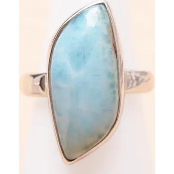 Prsten Larimar prsten stříbro Ag 925 LOT437 56 mm (US 7,5), 5,8 g