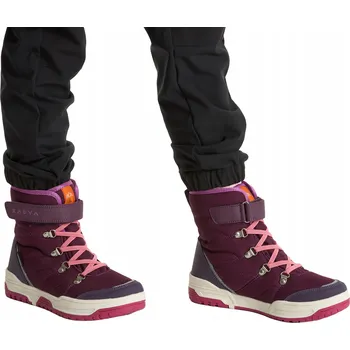 Dívčí obuv Dětské sněhule KADVA Flow WaterProof bordó 28