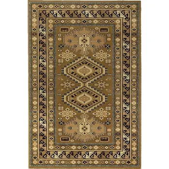 Koberec Breno Kusový koberec SOLID 61/OEO – zlatohnědý orientální vzor, 80x150 cm