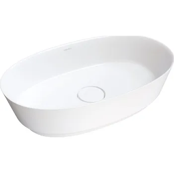 Umyvadlo Umyvadlo na desku Omnires Neo M 60x36 cm oválné, bílá matná NEOUNBM