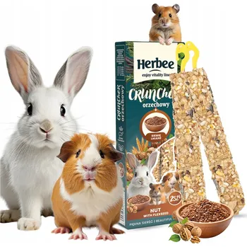 Krmivo pro hlodavce HERBEE pamlsky tyčinka 0,115 kg pro křeček, králíky, myši