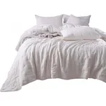 Přehoz na postel Spod Igły i Nitki mikrovlákno 240 cm x 260 cm béžový