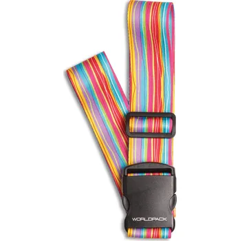 Příslušenství k zavazadlu Bezpečnostní popruh na kufr WORLDPACK RAINBOW
