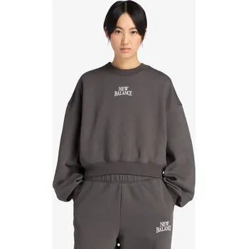 Dámská mikina New Balance Linear Heritage Fleece Crew S