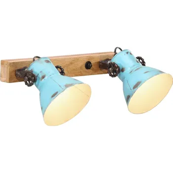 Nástěnné svítidlo vidaXL Nástěnné svítidlo 25 W patina 45 x 25 cm E27 [320513] Barva: Modrá