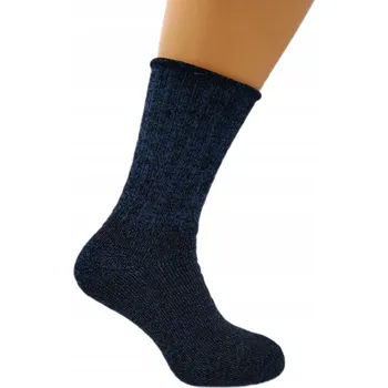 Ponožky BOLA turistické Bootsock modro-černý melír 40-45