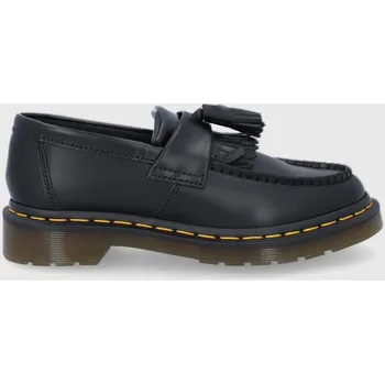 Dámské mokasíny Kožené mokasíny Dr. Martens Adrian Yellow Stitch DM22209001 černá 99X, EUR 36