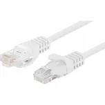 PATCHCORD KAT.6 UTP 3M BÍLÝ, TESTOVANÝ FLUKE, LANBERG, BALENÍ 10 KUSŮ