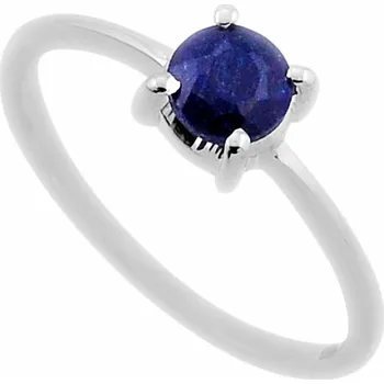 Prsten Lapis Lazuli prsten stříbro Ag 925 47039 55 mm (US 7,5), 1,3 g