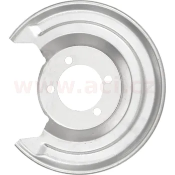 Brzdový kotouč Ochranný plech proti rozstřikování, brzdový kotouč VAN WEZEL 5406373