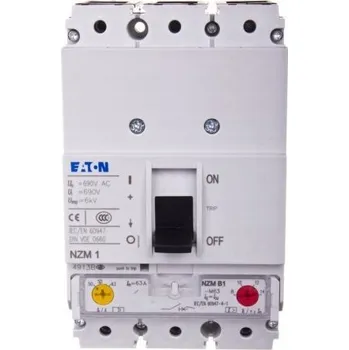 Jistič Motorový spouštěč EATON 50-63A 3P 30kW NZMB1-M63 Ochrana 265712