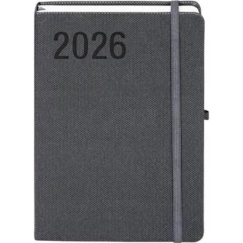 Kalendář Knižkový kalendář pro podnikatele 2026 A5 Antra šedý