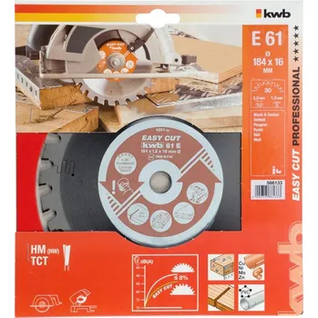 Pilový kotouč KWB Pilový kotouč na kov 184x16mm 30 zubů Germany