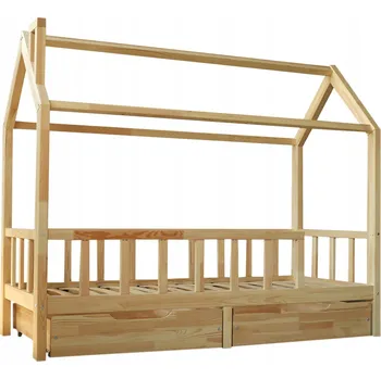 Dětská postel Domečková postel LUKKI 100% DŘEVO 180x90