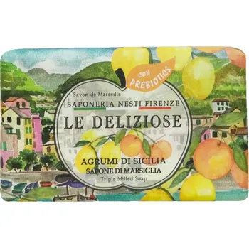 Mýdlo Mýdlo Nesti Firenze Le Deliziose AGRUMI DI SICILIA citrusové plody - 150 g