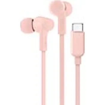 Belkin SOUNDFORM™ Sluchátka s USB-C konektorem, nastavitelný omezovač hlasitosti - růžová