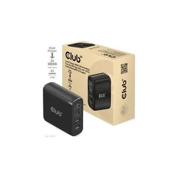 Telefonní příslušenství Club3D cestovní nabíječka 100W GAN technologie, 2xUSB-A a 2xUSB-C, PD 3.0 Support