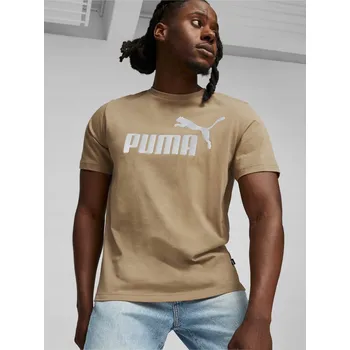 Pánská móda Puma Pánské bavlněné Tričko béžové s Kulatý výstřihem 586667 78, vel. L