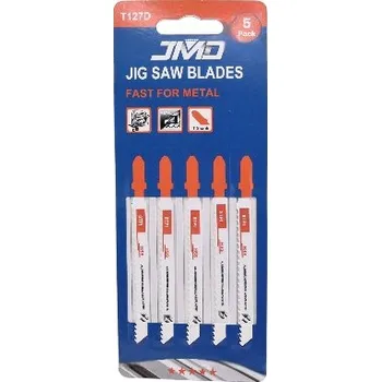 Pilový plátek Pilový List na hliník a laminát do přímočaré pily HSS 8TPI JMD 5ks T127D