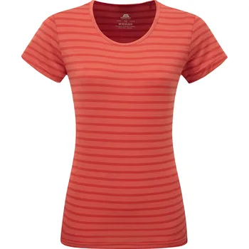 Pánské tričko Dámské Tričko Mountain Equipment Groundup Stripe T-shirt Women's Barva: Rosewood Stripe, Velikost: L