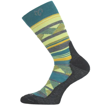 Pánské ponožky WLI merino ponožky - Zelená 661 / (38-41) M / Zelená