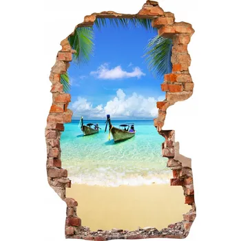 Fototapeta Nálepky na zeď fototapeta díra 516 Moře