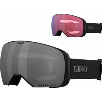 Giro Zimní brýle COMP ČERNOBÍLÉ INDICATOR (barevné zrcadlové čočky VIVID-Carl Zeiss ONYX 08-18% VLT S3 + barevné zrcadlové čočky VIVID-Carl Zeiss INFRARED 50% S1) (NOVINKA 2024/2025)