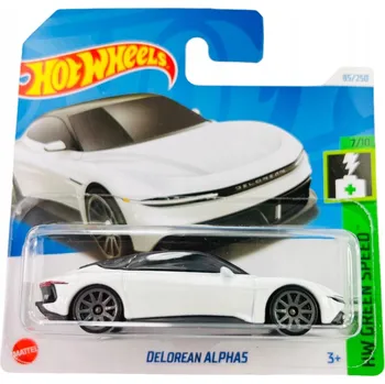 autíčko HOT WHEELS 2024 DELOREAN ALPHAS HTB84 85/250 HW GREEN SPEED 7/10