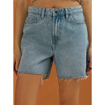 Dámské kraťasy Sinsay - Džínové tesařské šortky - modrá - 760DB-55J - 760DB-55J-38