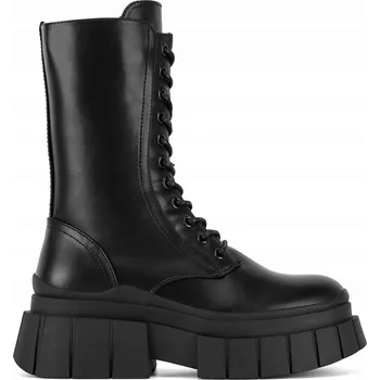 Dámské kozačky Deezee kotníkové boty dámské černé CEO-HY305-21