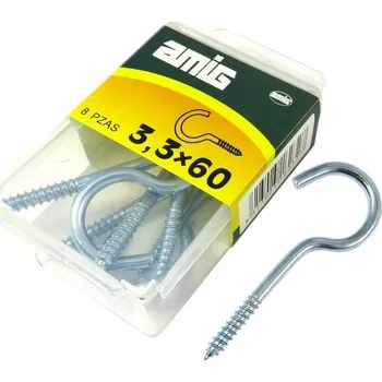 Vrták Šrouby do dřeva Amig 3,3 x 60 mm, 8 ks