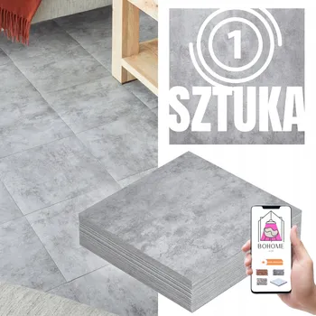Vinylová dlaždice Samolepicí 1 KUS SVĚTLÝ BETON obklady panel parkety