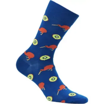 Sada pánského spodního prádla Vzorované pánské ponožky PERFECT MAN-CASUAL Námořnictvo 45-47