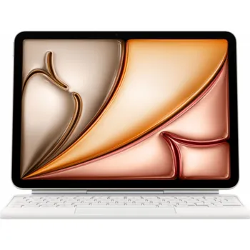 Klávesnice Apple Magic Keyboard für das 11 iPad Air (M3) (weiß, DE-Layout, Scherenmechanik)