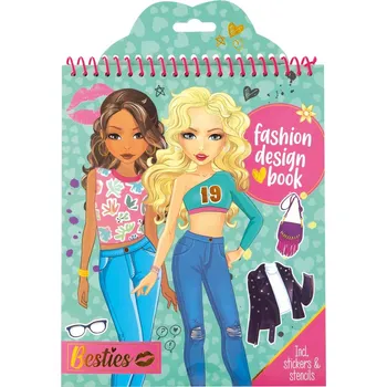 omalovánky Besties - Módní kniha HIP