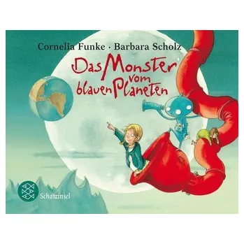 První čtění Das Monster vom blauen Planeten - Funke, Cornelia [DE] (2023, Brožovaná, FISCHER KJB)