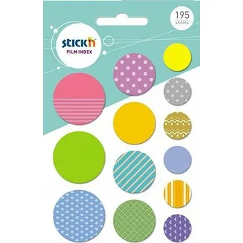 Samolepící bloček Indexové záložky do kroužkového bloku Stick'n 195 ks