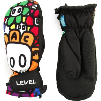 LEVEL Dětské lyžařské rukavice Level Juke Jr L ČERNÁ