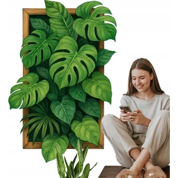 Fototapeta Dekorativní samolepka na stěnu do Obýváku Samolepící 87x130 Monstera
